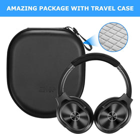 ZIHNIC headphones on desk next to smartphone during a call showing clear hands‑free communication