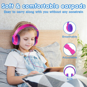 ZIHNIC headphones with soft ear pads for comfortable all-day wear.