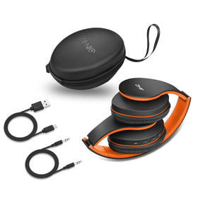 ZIHNIC headphones with protective case and cable for safe transport