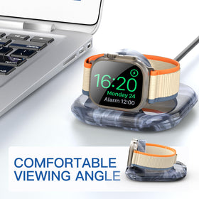 ZIKUREL dock enabling Nightstand mode for bedside viewing