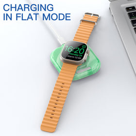 ZIKUREL Apple Watch dock supporting Nightstand mode for bedside viewing
