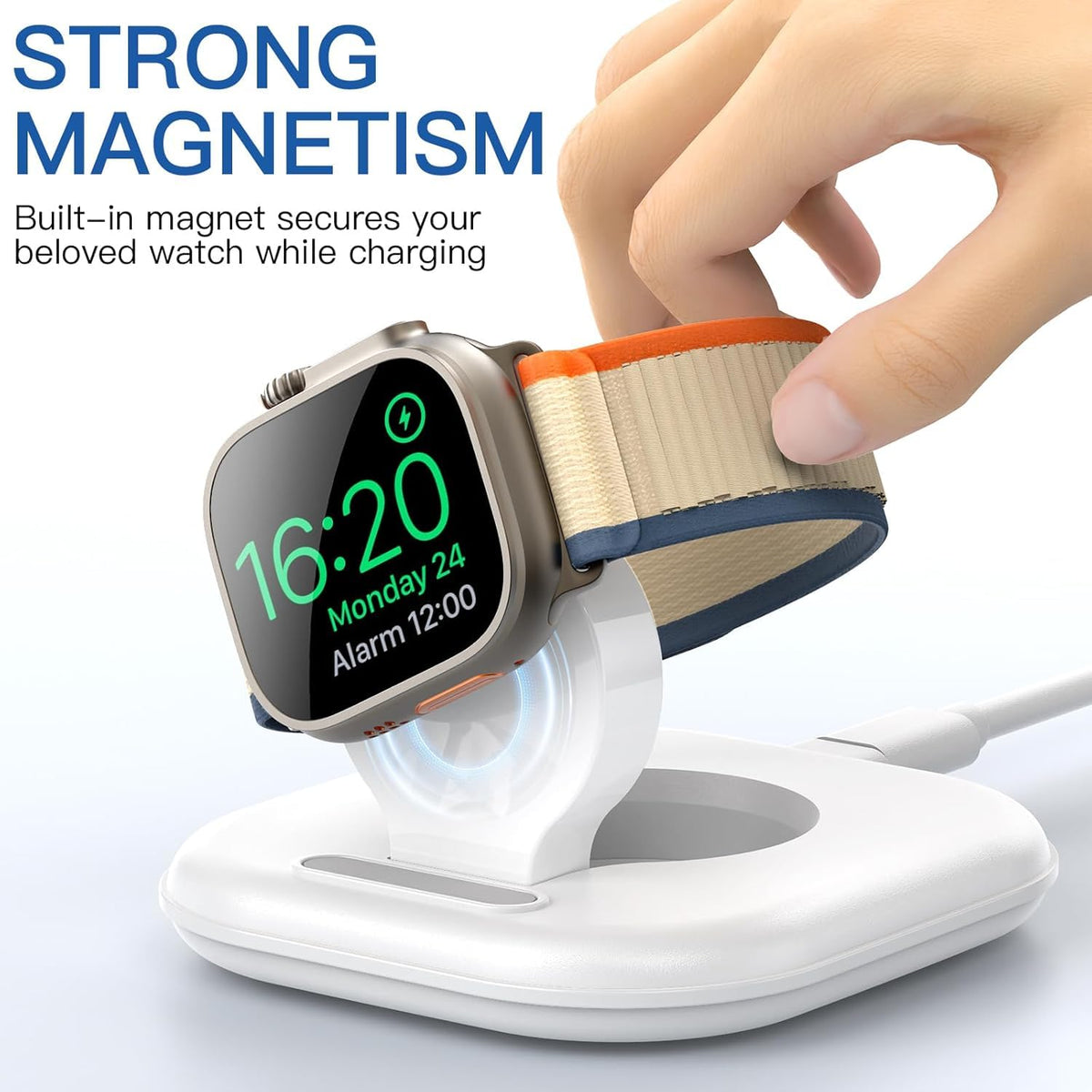 ZIKUREL magnetic alignment feature makes drop-and-charge effortless.