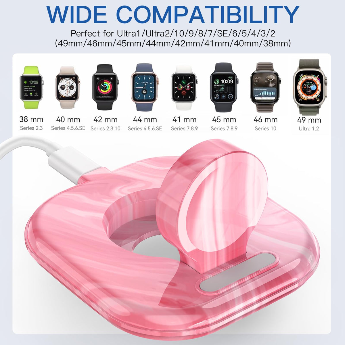 ZIKUREL travel-friendly compact design fits neatly in luggage for on-the-go charging.