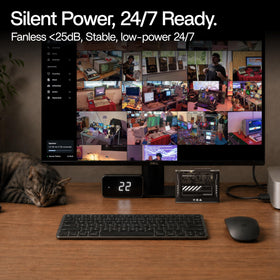 ZimaBlade 7700 fanless design ensures silent operation.