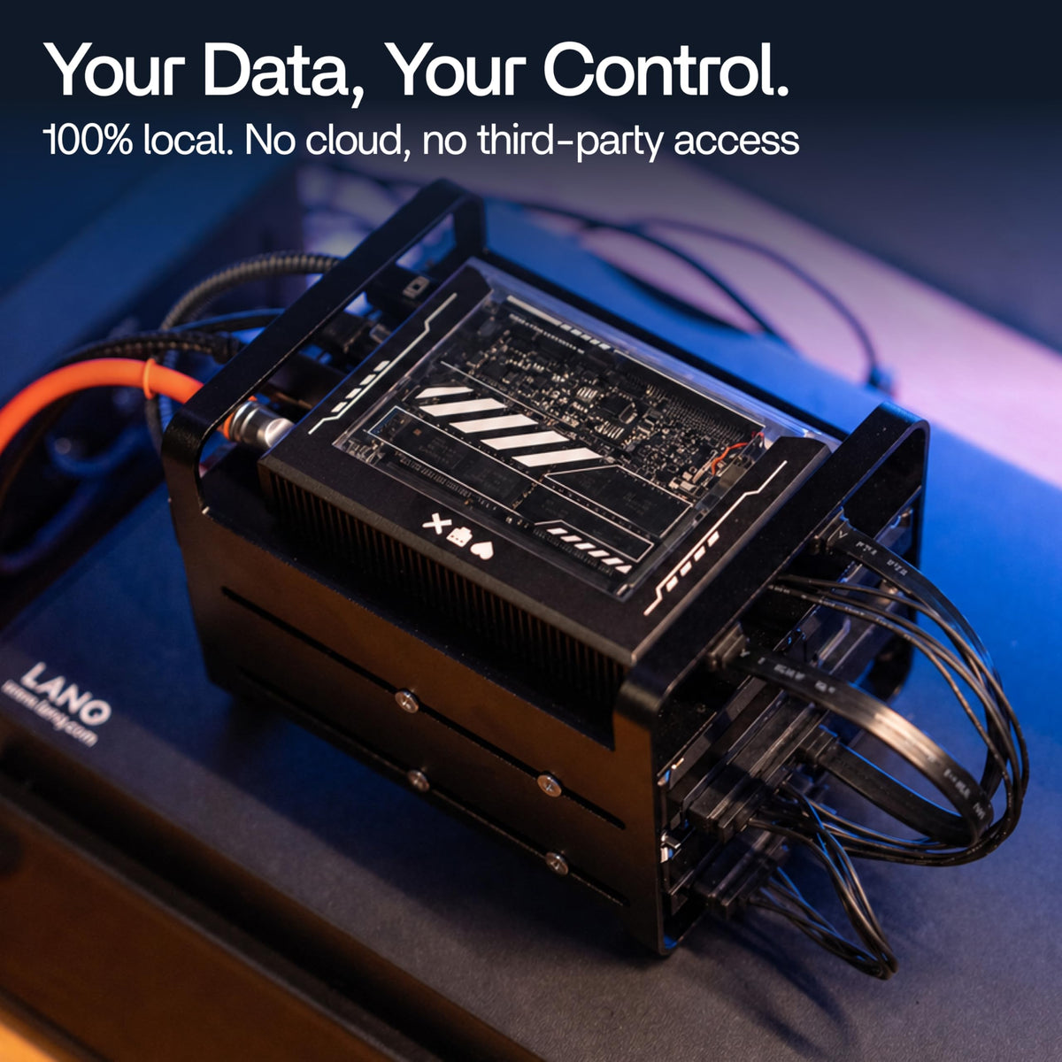 ZimaBlade 7700 PCIe expansion slot enables NVMe storage and faster networking.