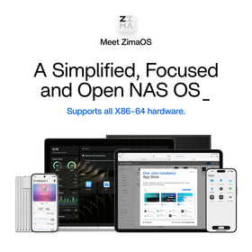 ZimaBoard 2 ports-io-panel, versatile connections for expanding storage and networks.