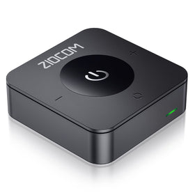 ZIOCOM front view with cables showing ports and easy setup benefit