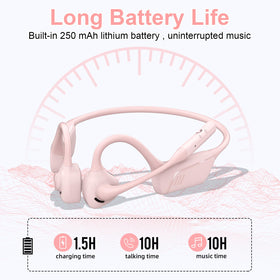 ZIOCOM Open Ear Headphones Bluetooth 5.1 with aptX-LL/HD for low-latency audio.