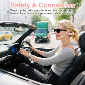 ZIOCOM Open Ear Headphones lightweight design for all-day wear without fatigue.