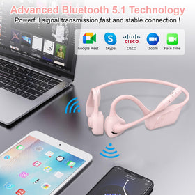 ZIOCOM Open Ear Headphones open-ear safety lets you stay aware while listening.