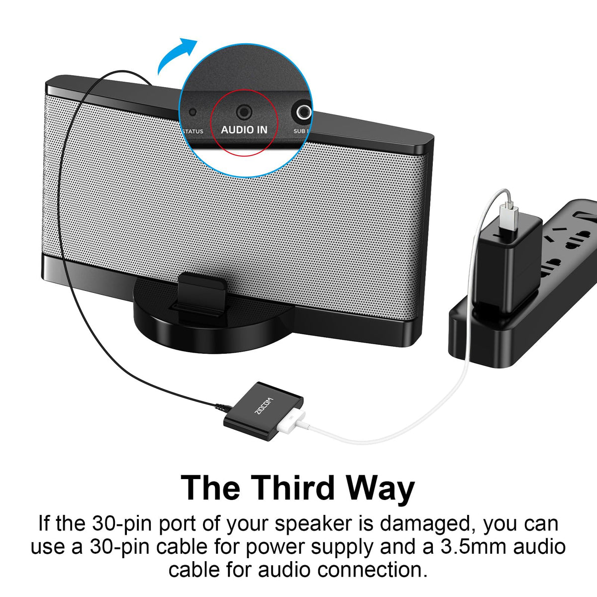 ZIOCOM Soul 2 in use with Bose dock for wireless music