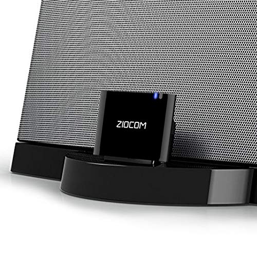 ZIOCOM 30-pin Bluetooth adapter connects iPhone to Bose SoundDock for wireless music.