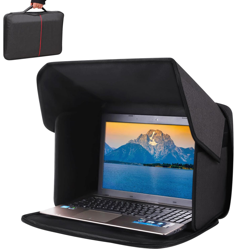 ZIORS front view folded showing portable hood and compact carry convenience