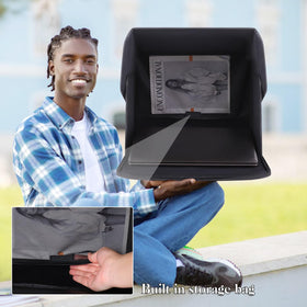 ZIORS in use on park bench offering comfortable outdoor work
