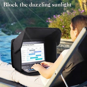 ZIORS open around laptop showing improved screen visibility benefit