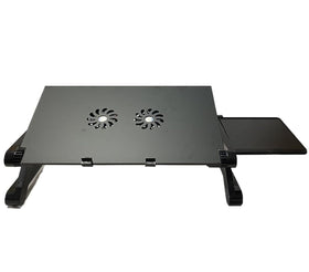 Zippace front view of open stand showing stable layout and ergonomic tilt