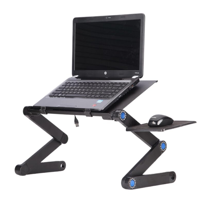 Zippace mouse pad and anti-slip clip keeping laptop secure during use