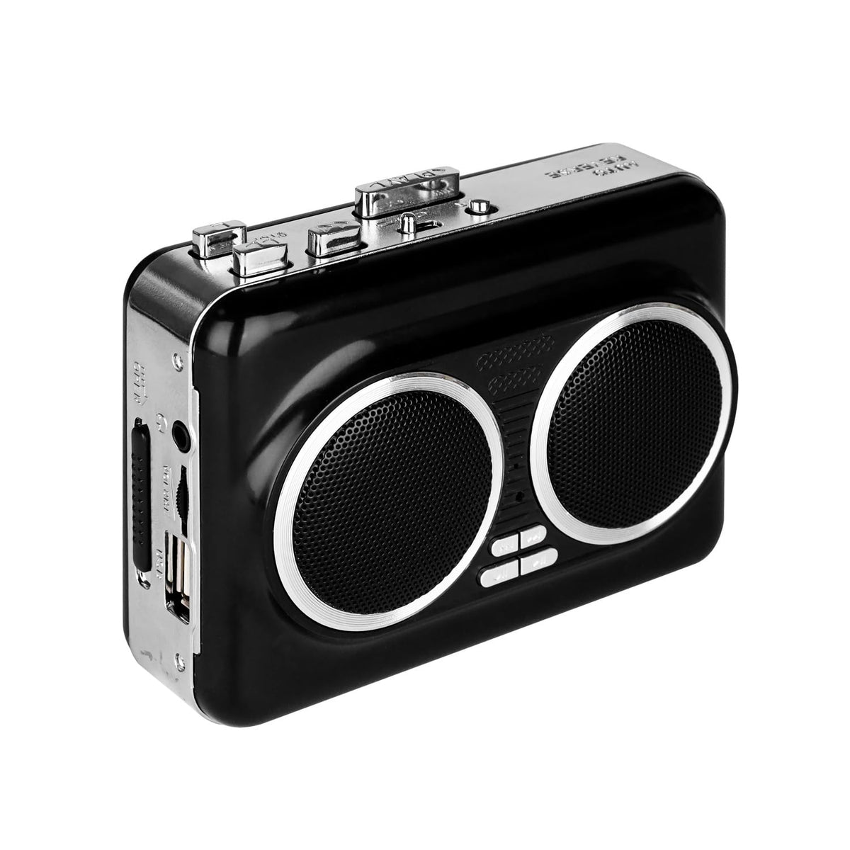 Zipteck front-facing unit showing cassette door and controls for quick playback