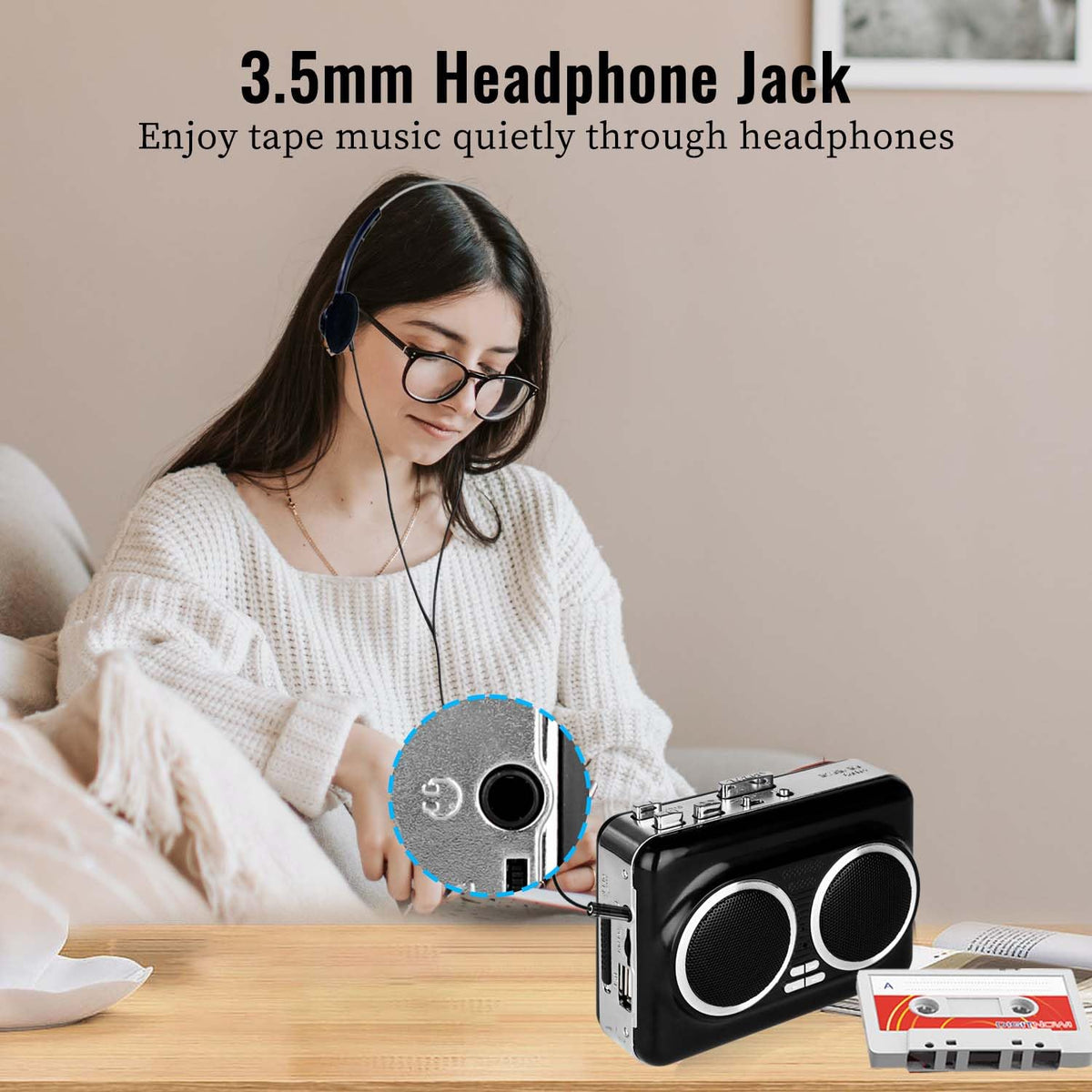 Zipteck size comparison with hand showing portable design for travel convenience