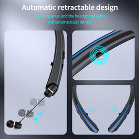 ZIQOPGD neckband with long battery and USB-C charging for extended workouts