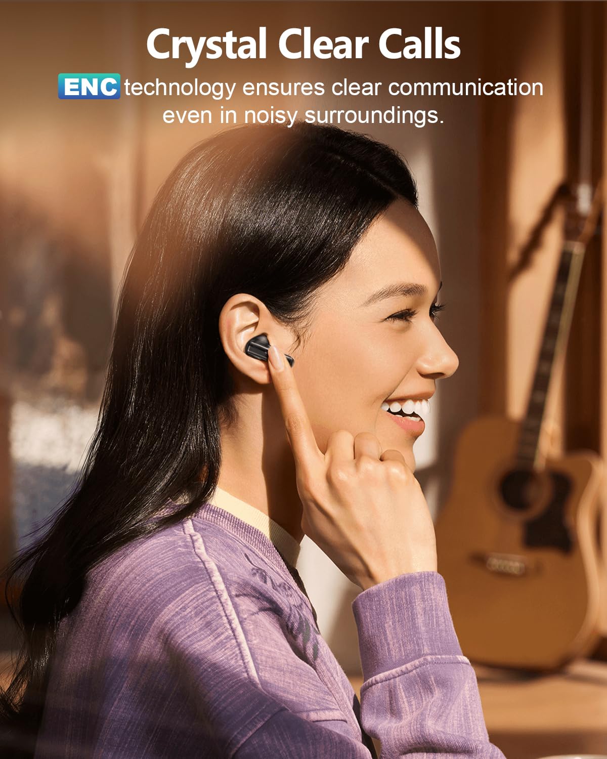 ZIUTY 40-hour battery with case supports all-day listening.