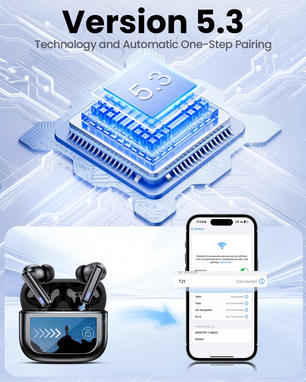 ZIUTY 40-hour power case to extend listening time