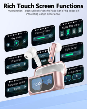 ZIUTY earbuds with ANC and transparency mode for safe listening