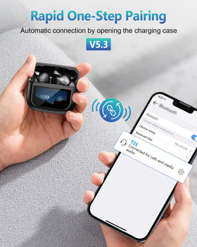ZIUTY Bluetooth 5.3 low-latency for smooth gaming and calls.