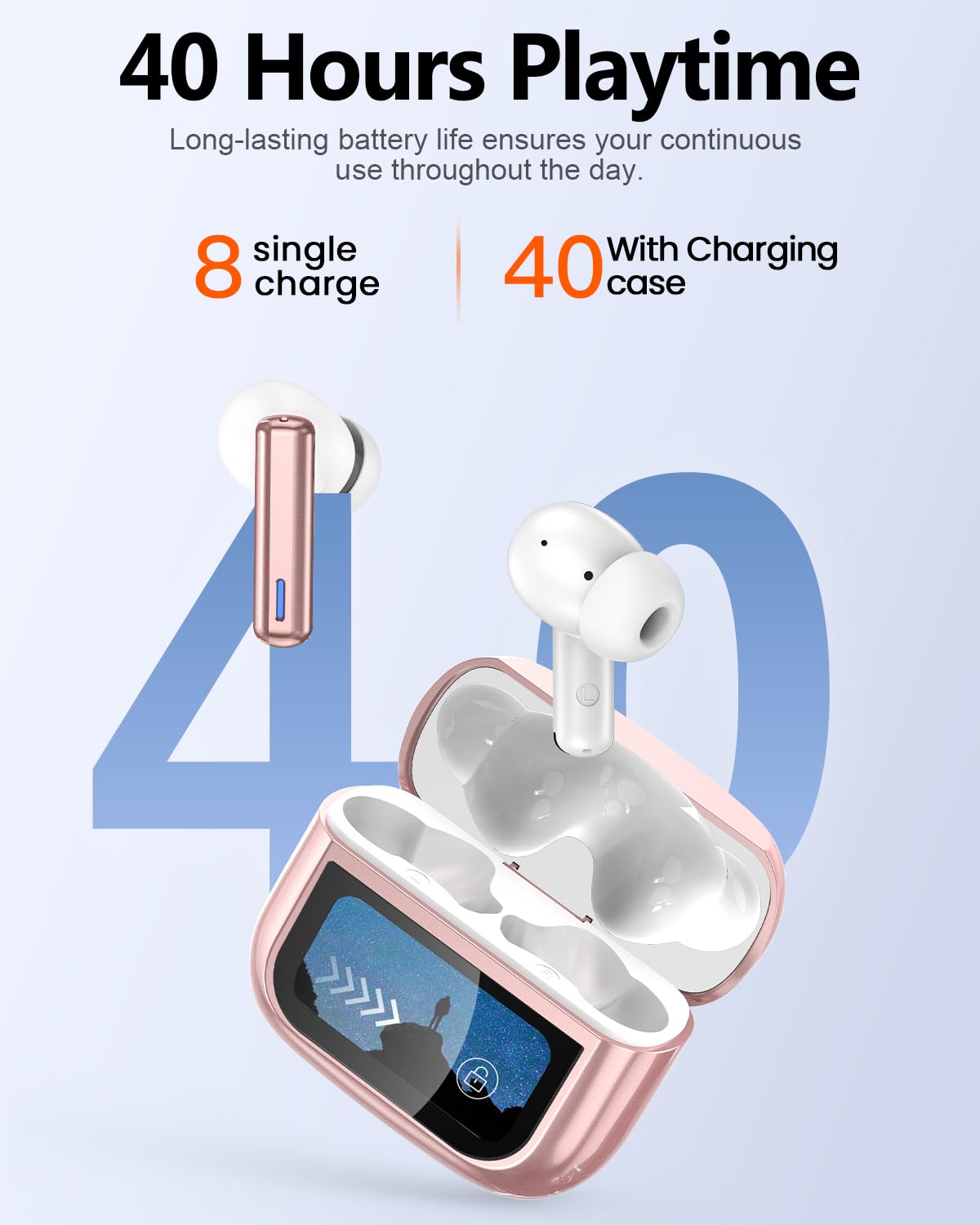 ZIUTY IPX7 waterproof earbuds for sweat and rain resistance
