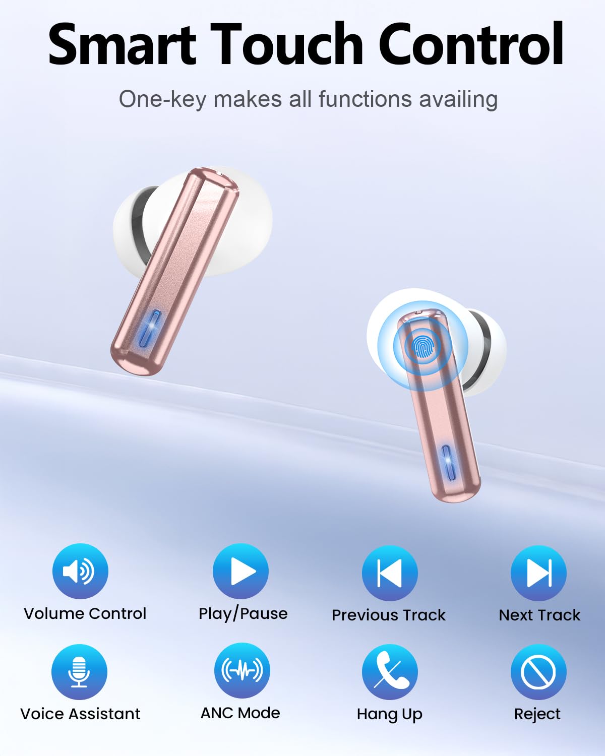 ZIUTY rose gold finish adds chic style to any setup