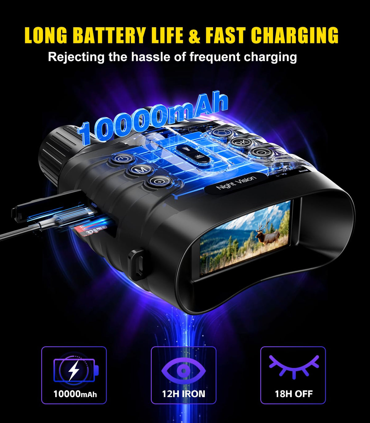 Zivolixd accessories with 32GB card for immediate recording capacity