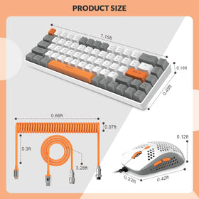 ZIYOU LANG desk setup lifestyle image showing compact combo improving workspace aesthetics