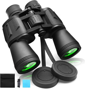 ZIYOUHU binoculars 20x50 front view for distant wildlife viewing with clear detail