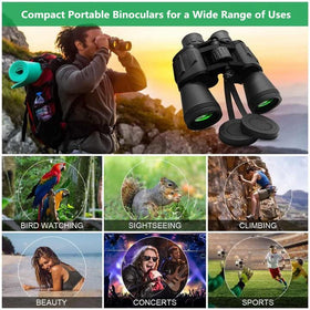 ZIYOUHU binoculars 22mm eyepiece creates larger, more comfortable viewing