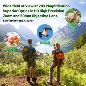 ZIYOUHU binoculars lightweight design for easy one-handed operation
