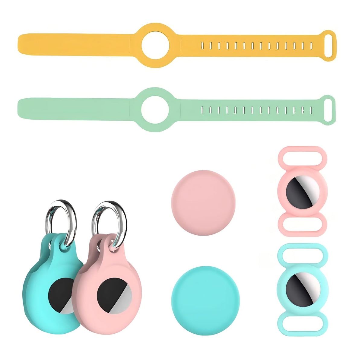 ZMHAZHM AirTag Bracelet travel-friendly; keeps AirTag accessible on trips