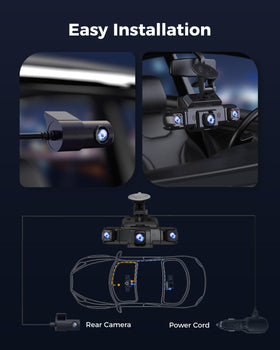 ZMOPO 360 View night vision enhances low‑light footage with infrared LEDs.