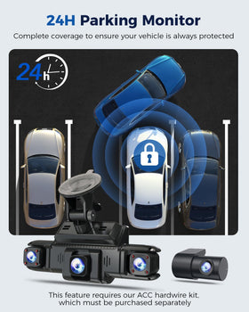 ZMOPO 360 View right‑side camera provides periphery awareness for entering traffic.