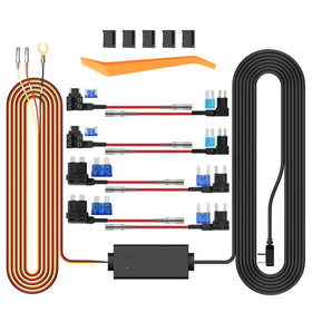 ZMOPO ZHK-01 hardwire kit installed in car for continuous power
