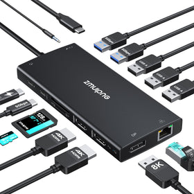 ZMUIPNG front view showing all ports and easy access for workspace expansion