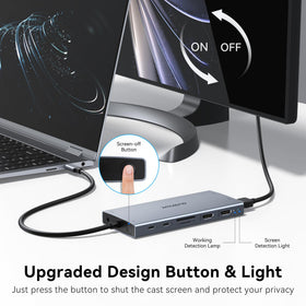 ZMUIPNG HDMI and DisplayPort closeup highlighting 4K/8K video capability benefit