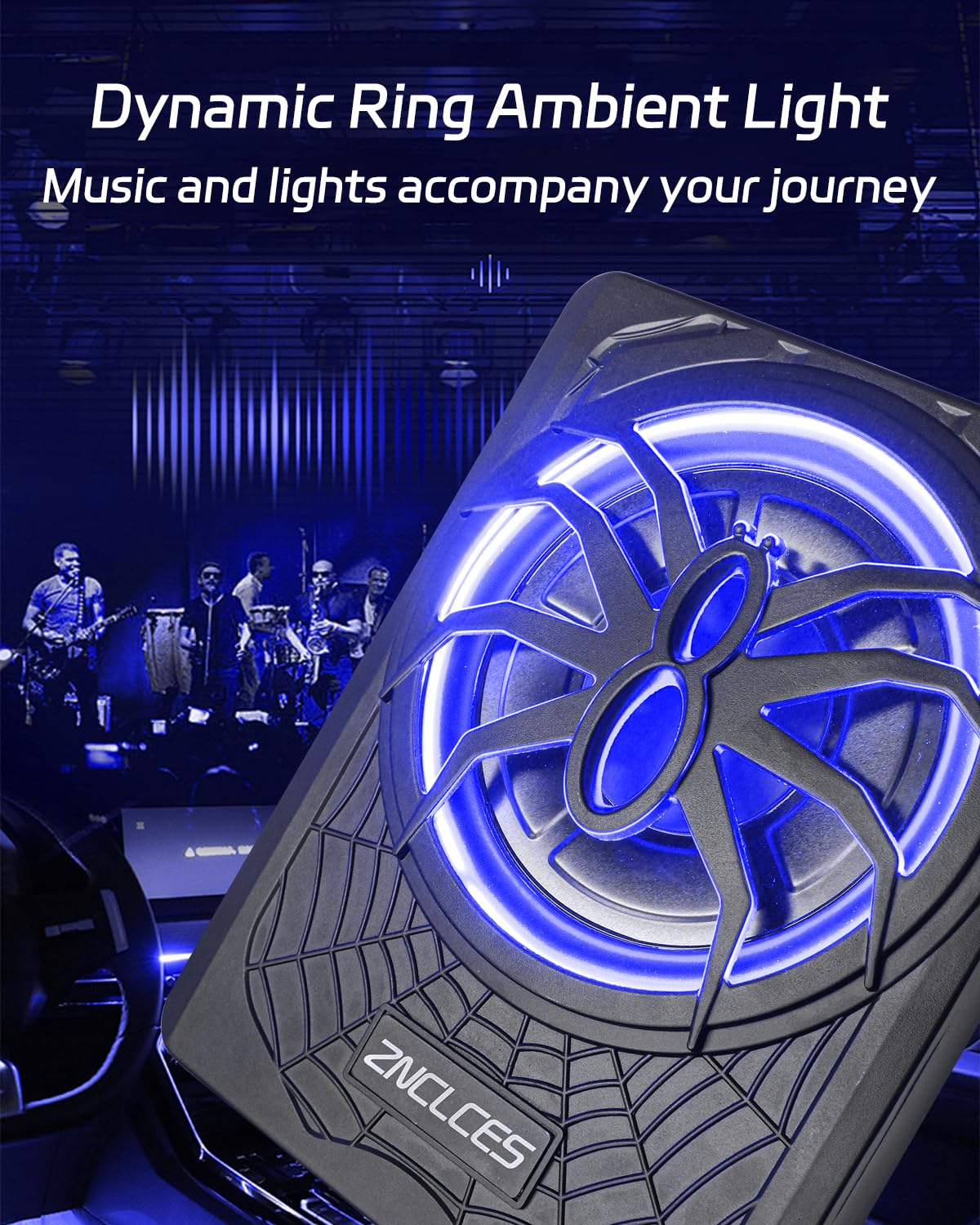 Znclces high/low input converter ensures compatibility with various stereos