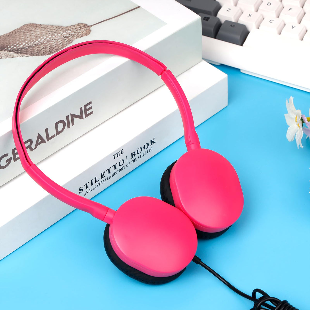 ZNXZXP adjustable-headband headphones fit most students and adults.