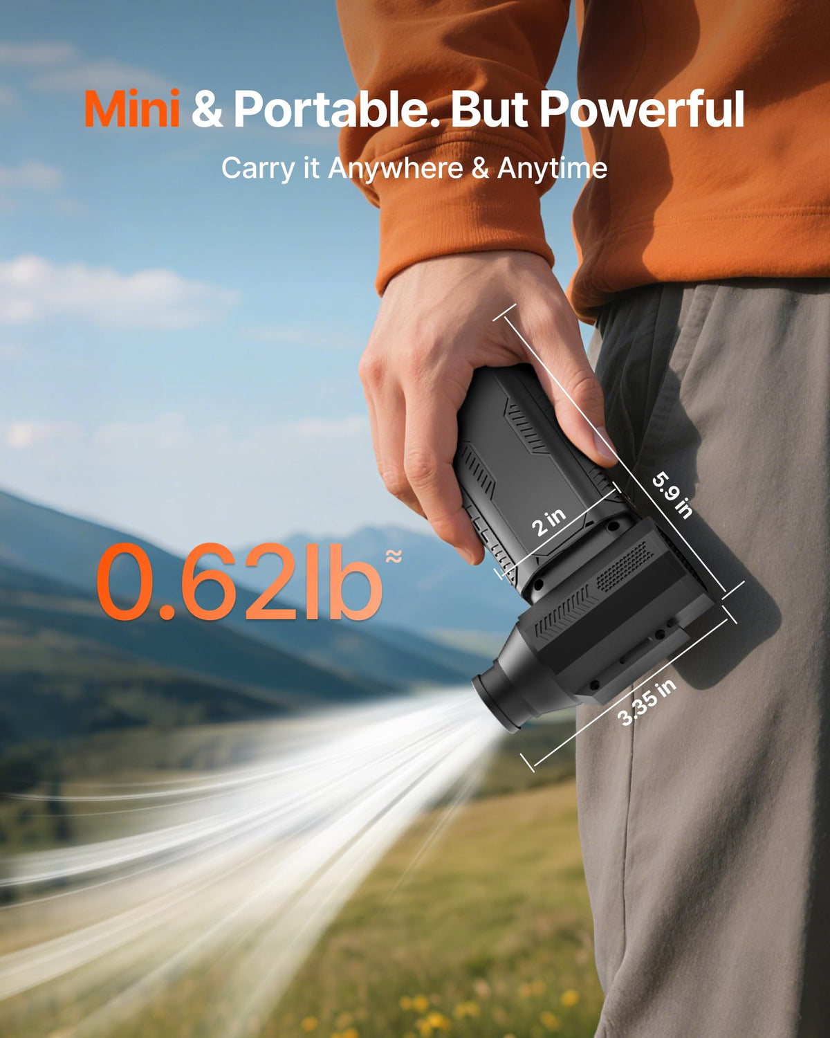 ZOAIVR Type-C charging port close-up illustrating fast recharge convenience