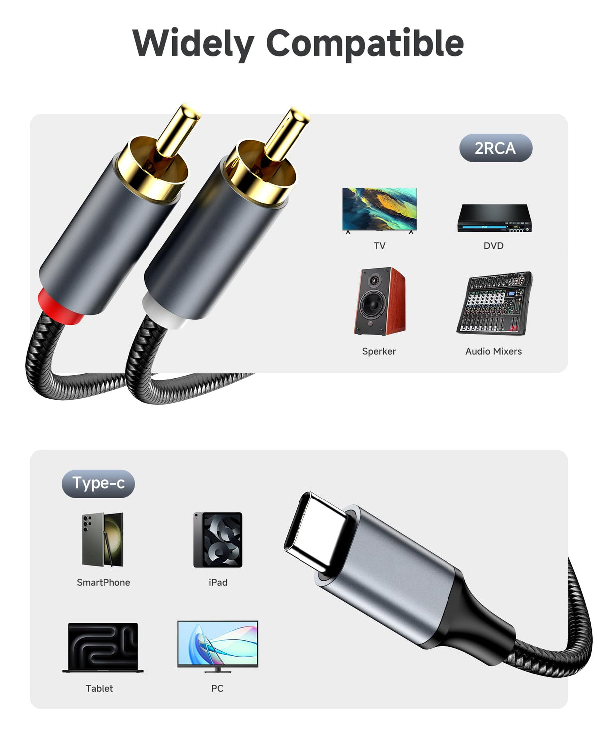 ZOOAUX PRO compatibility with major USB-C devices and laptops