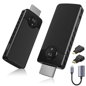 ZOCIBIHI front view of transmitter and receiver kit showing compact benefits