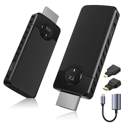 ZOCIBIHI front view of transmitter and receiver kit showing compact benefits