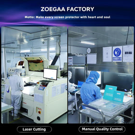ZOEGAA close-up of frosted texture reducing glare and reflections