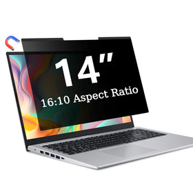 ZOEGAA front view of 14 inch privacy screen showing clean fit and brand benefit