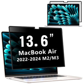 ZOEGAA MacBook Air privacy screen front view for private viewing and glare reduction